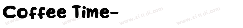 Coffee Time字体转换